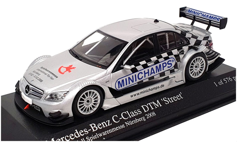 Minichamps 1/43 Scale 403 083793 - Mercedes C-Class DTM Nurnberg Toy Fair 2008