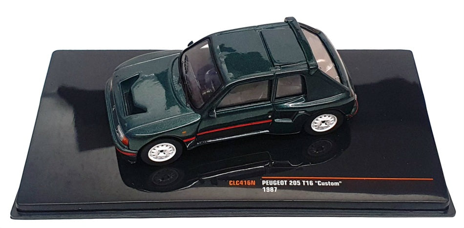 Ixo 1/43 Scale CLC416N - 1987 Peugeot 205 T16 Custom - Met Green