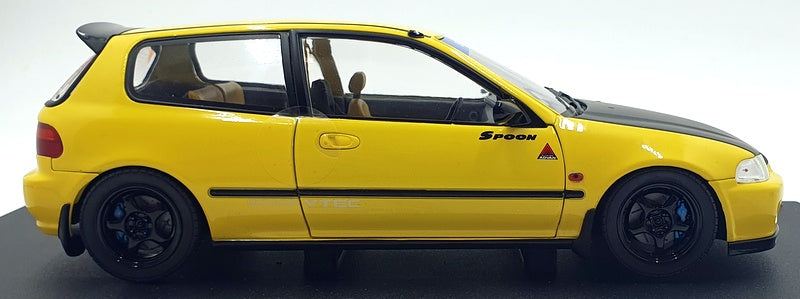 Solido 1/18 Scale S1810402 - Honda Civic (EG6) Spoon Version 1991 Yellow