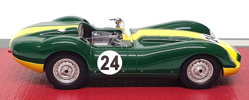 Matrix 1/43 Scale MX41001-021 - 1958 Jaguar Lister #24 - Green/Yellow