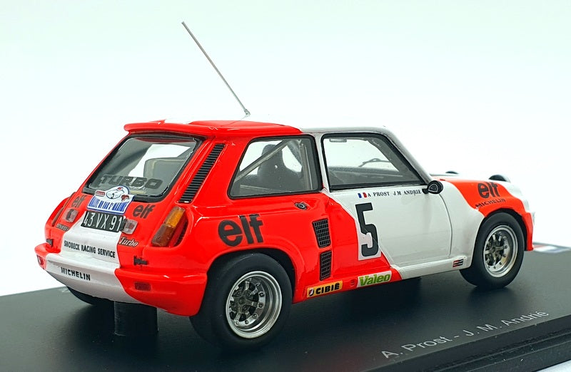 Spark 1/43 Scale SF197 - Renault 5 Turbo #5 Rally de Var 1982