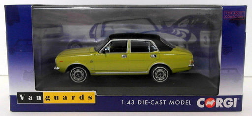 Vanguards 1/43 Scale Diecast VA06310 - Morris Marina 1.8 TC Jubilee Citron