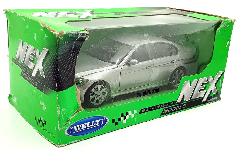 Welly NEX 1/24 Scale Diecast 22465W - BMW 330i - Silver