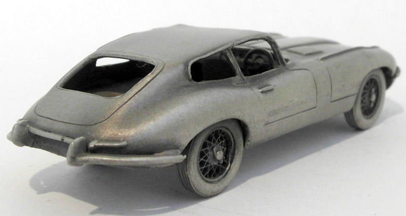 Danbury Mint Pewter - approx 1/43 scale - 1965 Jaguar E-Type Fixed-Head