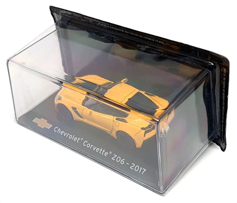 Altaya 1/43 Scale Diecast 151023M - 2017 Chevrolet Corvette - Yellow