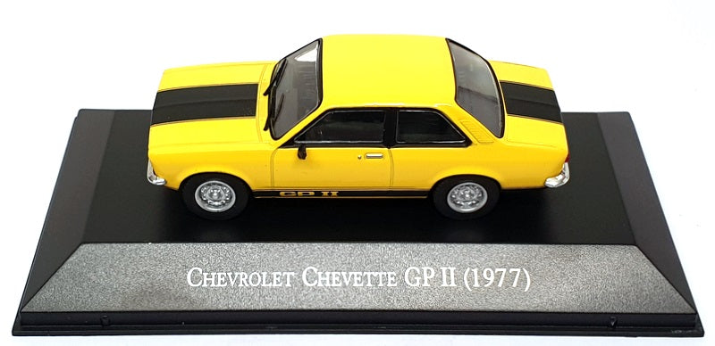 Altaya 1/43 Scale 211024D - 1977 Chevrolet Chevette GP II - Yellow/Black