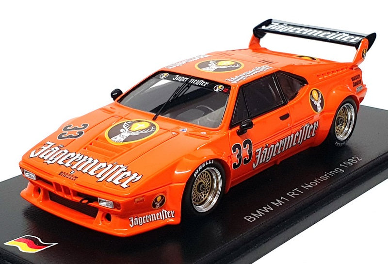 Spark 1/43 Scale SG505 - BMW M1 Jägermeister #33 RT Norisring 1982 - Orange