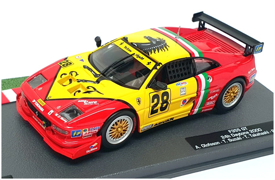 Altaya 1/43 Scale Diecast 61023B - Ferrari F355 GT #28 24Hr Daytona 2000