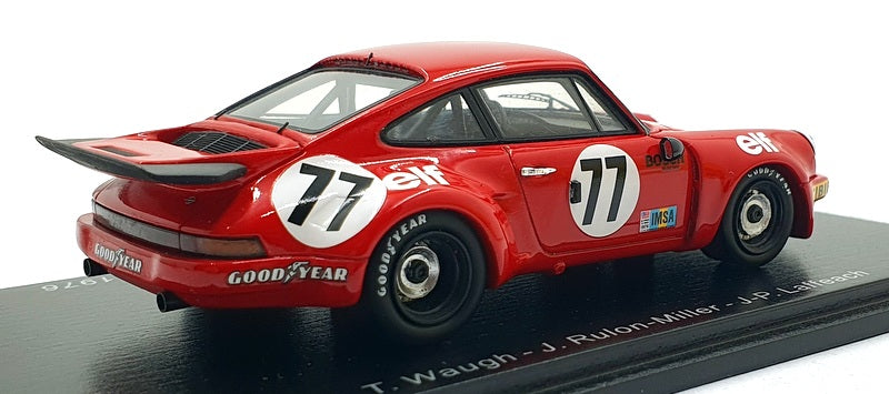 Spark 1/43 Scale S3531 - Porsche Carrera RSR 3.0 #77 14th 24h Le Mans 1976