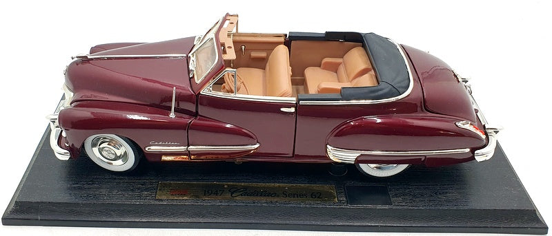 Anson 1/18 Scale Diecast 30345 - 1947 Cadillac Series 62 - Dark Met Red