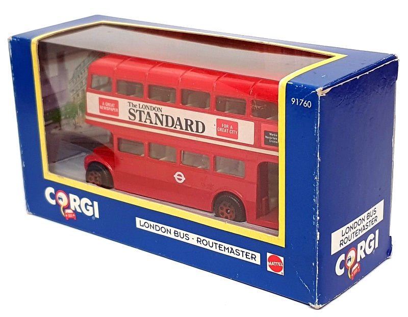 Corgi Appx 12cm Long Diecast 91760 - London Routemaster Bus - Red