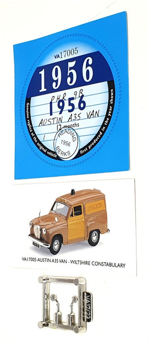 Vanguards 1/43 Scale VA17005 - 1956 Austin A35 Van - Wiltshire Constabulary