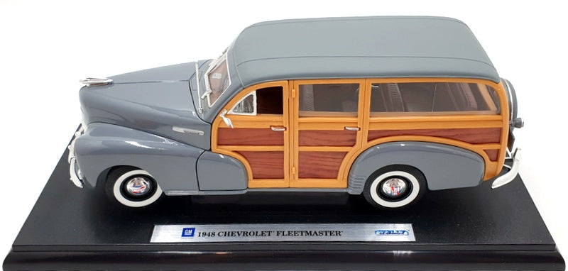 Welly 1/18 Scale Diecast 9848W - 1948 Chevrolet Fleetmaster - Grey