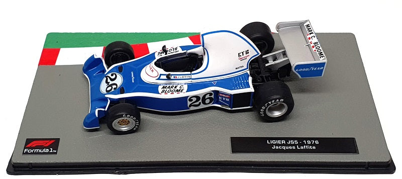 Altaya 1/43 Scale 91024Q - F1 Ligier JS5 1976 #26 J. Laffite - Blue/White