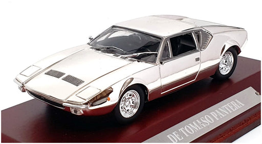 Atlas Editions 1/43 Scale 7 687 130 - De Tomaso Pantera - Chrome Silver