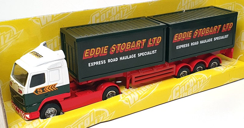 Corgi Appx 23cm Long Diecast TY86731 - Volvo Skeletal Trailer (Eddie Stobart)