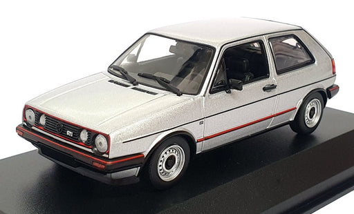 Maxichamps 1/43 Scale 940 054126 - 1985 VW Golf II GTI - Met Silver