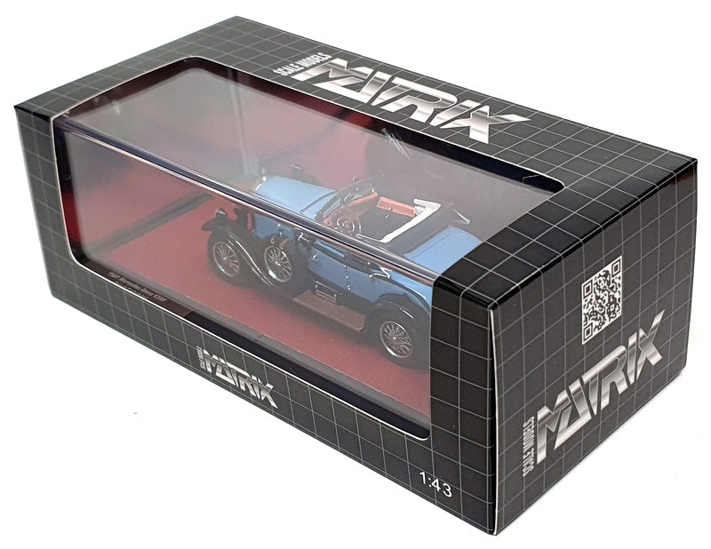 Matrix 1/43 Scale MX41302-201 - 1927 Mercedes Benz 630K Sport Cabriolet - Blue