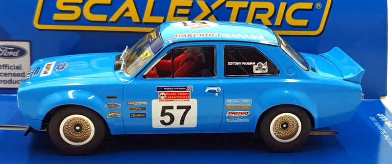 Scalextric 1/32 Scale Slot Car C4445 - Ford Escort MKI Tony Paxman Racing #57