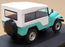 Whitebox 1/43 Scale Diecast WB234 - 1963 Jeep CJ-5 - Green/White