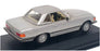 Minichamps 1/43 Scale 430 033450 - Mercedes Benz 350 SL Cabrio H/Top - Silver