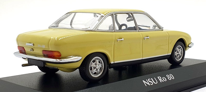 Maxichamps 1/43 Scale 940 015400 - 1972 NSU RO 80 - Yellow