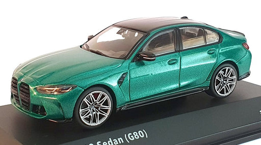 Solido 1/43 Scale S4315301 - BMW M3 Sedan (G80) Competition - Isle Of Man Green