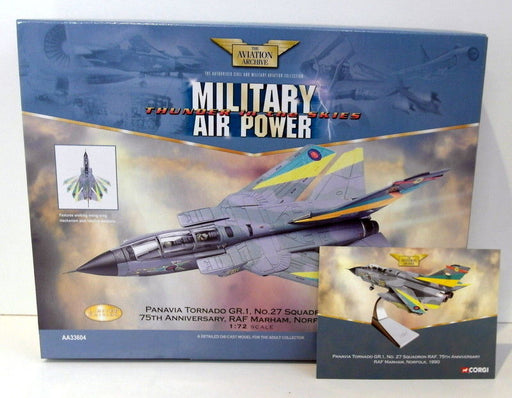 Corgi 1/72 Scale diecast AA33604 Panavia Tornado GR.1 SQN RAF Marham 75th Anniv