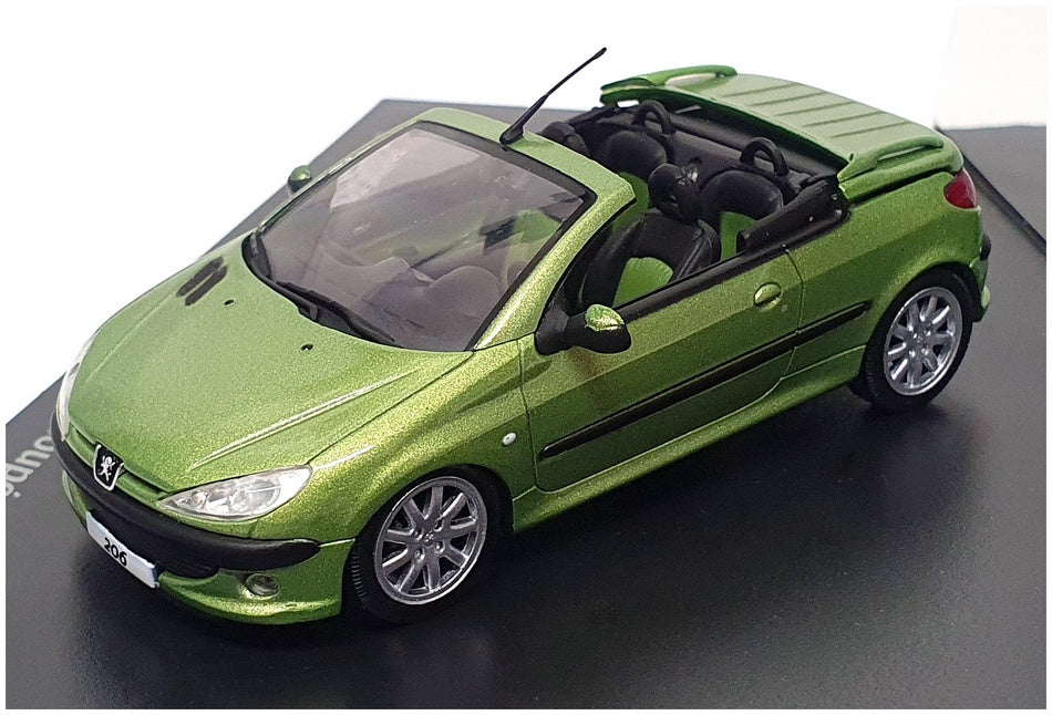 Norev 1/43 Scale 472623 - Peugeot 206cc Cabriolet - Met Lt Green