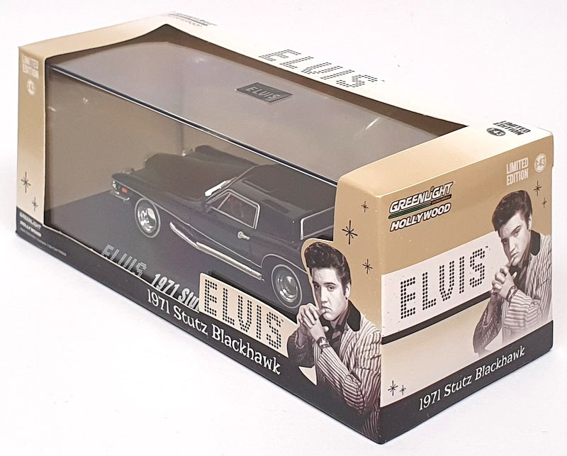 Greenlight 1/43 Scale Diecast 86503 - Elvis 1971 Stutz Blackhawk - Black