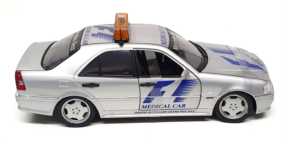 UT Models 1/18 Scale 91123N - Mercedes Benz C-Class F1 Medical Car 1997 - Silver