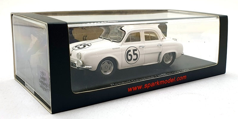 Spark 1/43 Scale S5219 - Renault Dauphine #65 12h Sebring 1957