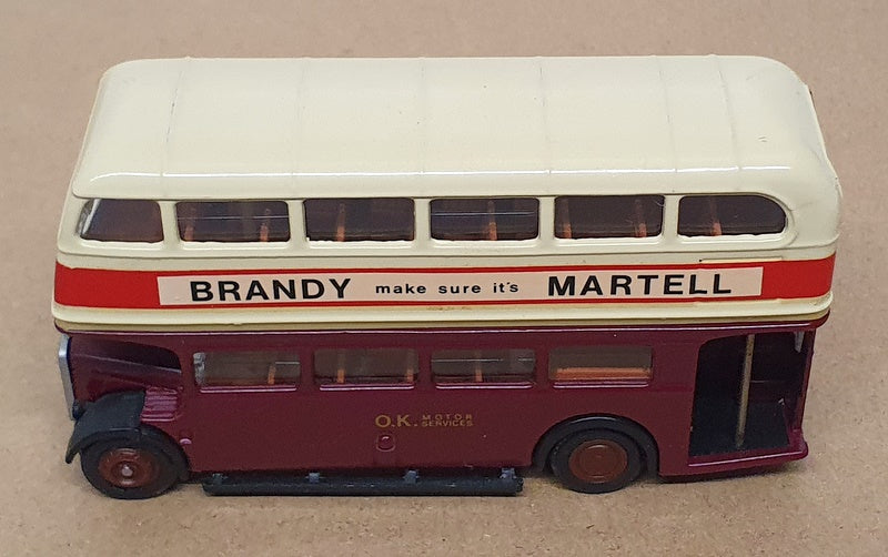 EFE 1/76 Scale 00394c - AEC Regent (O.K. Motor Services) REWORKED - Cream/Maroon