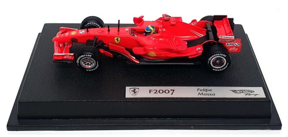 Hot Wheels 1/43 Scale K5435 - F1 Ferrari F2007 M'Boro #5 F. Massa - Red