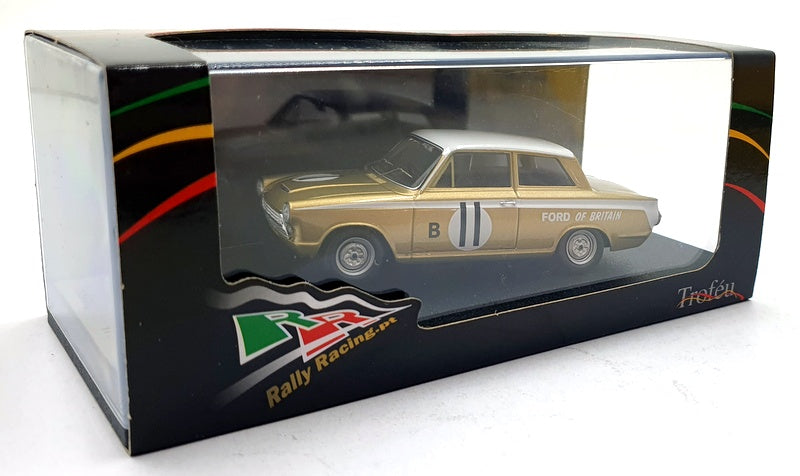 Trofeu 1/43 Scale RR.us 05 - Ford Cortina GT #11 2nd 12h Marlboro 1963 - Gold