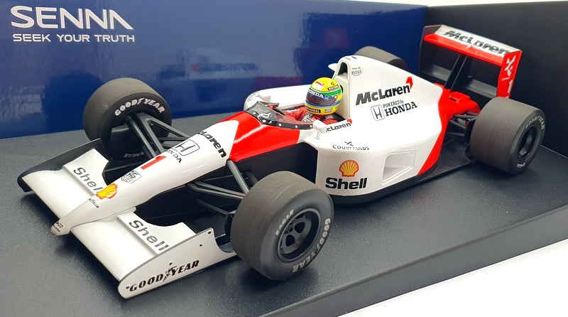 Minichamps 1/18 Scale 540 913801 - McLaren Honda MP4/6 #1 Champion 1991 A. Senna