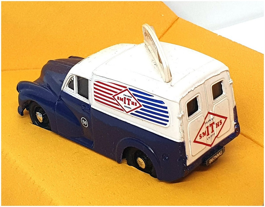 Corgi 1/43 Scale C957/4 - Morris Minor Van "Smiths Crisps" - Blue/White