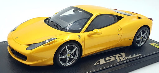 BBR 1/18 Scale Resin P1814 - Ferrari 458 Italia 2009 - Giallo Tristrato