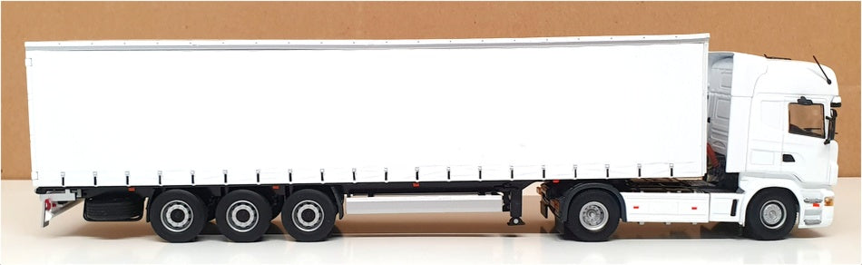 Universal Hobbies 1/50 Scale 5620U - Scania R Liner Trailer Truck - White