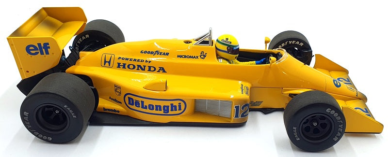 Minichamps 1/18 Scale 540 873892 - Lotus Honda 99T Ayrton Senna 1st Monaco GP87