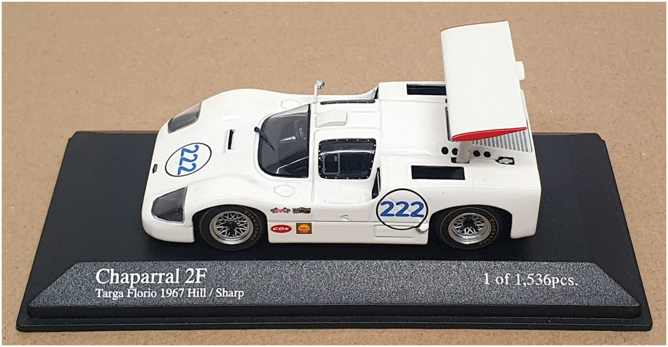 Minichamps 1/43 Scale 430 671422 Chaparral 2F Targa Florio 1967 #222 Hill/Sharp