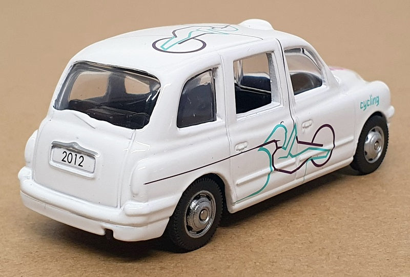 Corgi 1/64 Scale #24 Cycling - LTI TX1 Taxi London Olympics 2012 - White