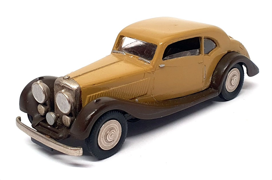 Western Models 1/43 Scale WMS4 - 1937 Bentley 3.5L 2Dr Saloon - Beige/Brown