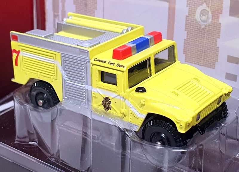 Corgi Appx 8cm Long CS90233 - HMMWV Fire Truck O'Hare Airport - Yellow