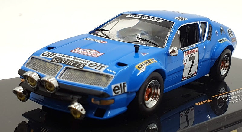 Ixo 1/43 Scale Diecast RAC139 - Alpine-Renault A310 #7 3rd Tour de Corse 1974