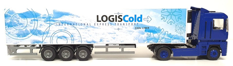 Joal 1/50 Scale 370 Renault Magnum Truck & Fridge Trailer (LOGISCold) Blue/White