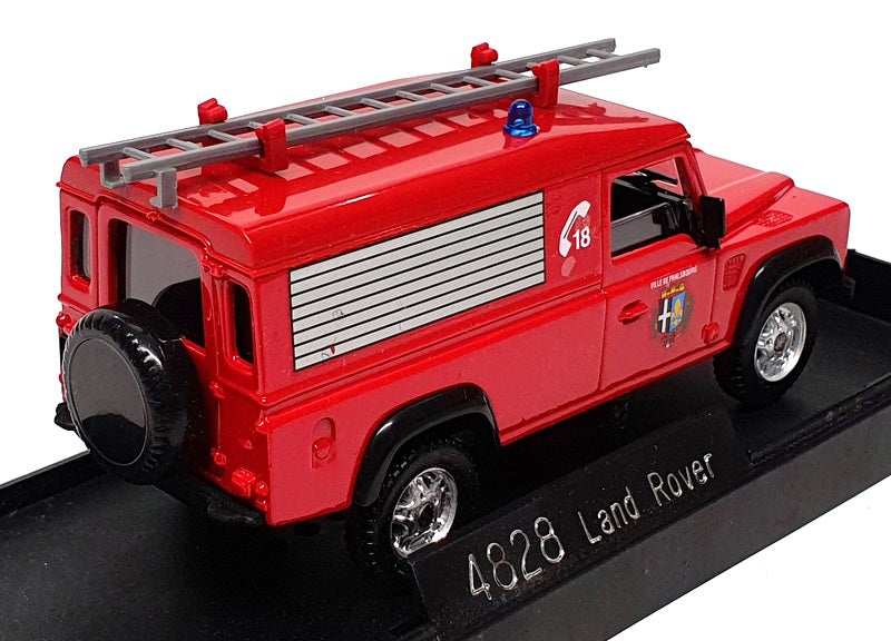 Solido 1/43 Scale Diecast 4828 - Land Rover Fire Truck - Red