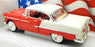 Ertl 1/18 Scale Diecast 8110 - 1955 Chevrolet Bel Air Hardtop - Red / White