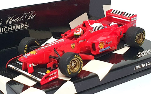 Minichamps 1/43 Scale 430 970096 - F1 Ferrari Launch Version 1997 Irvine - Red