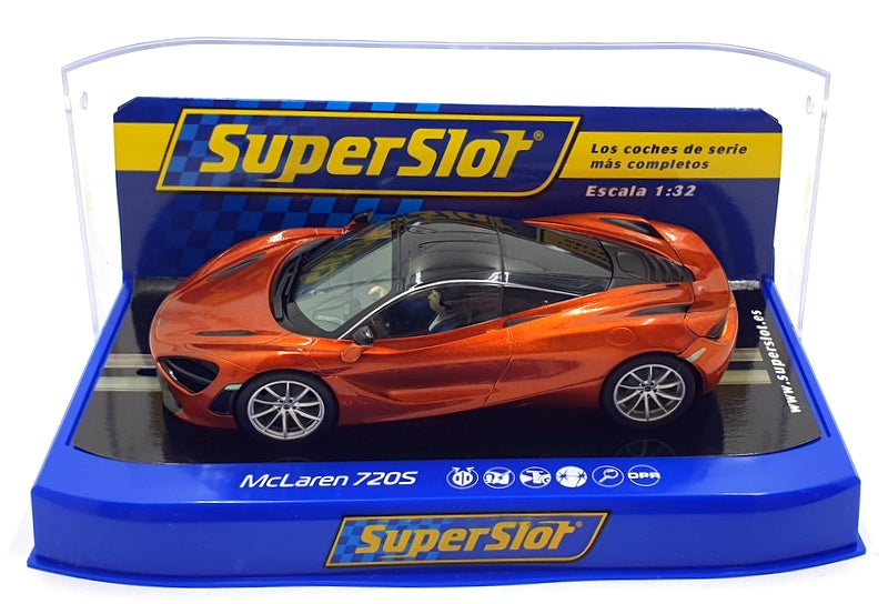 Superslot 1/32 Scale Slot Car H3895 - McLaren 720S Azores - Met. Red